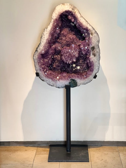 Amethyst geode on stand | Brazil