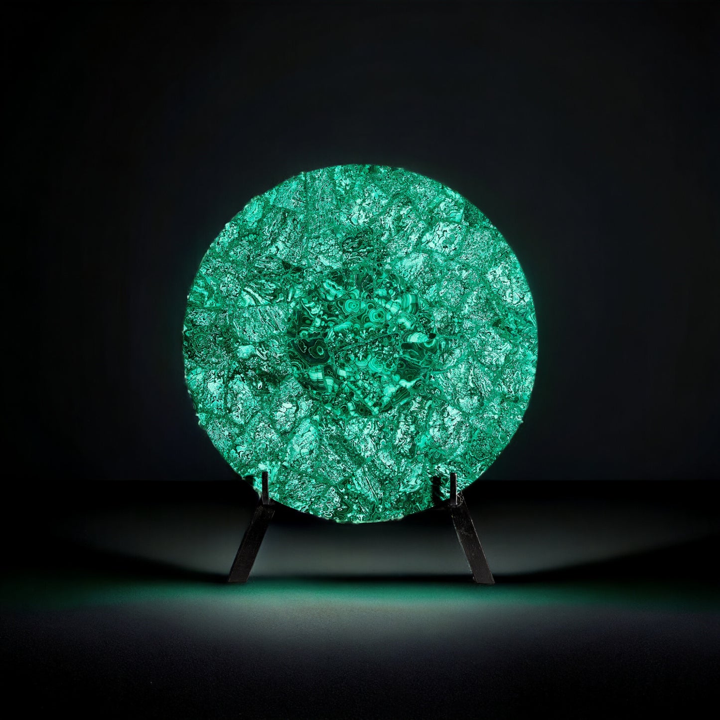 Malachite round table top | Congo