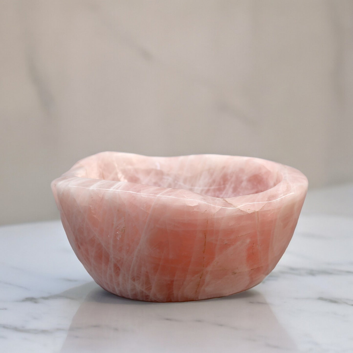 Rose quartz bowl | Madagascar